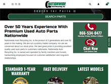 Tablet Screenshot of nationwideautorecycling.com